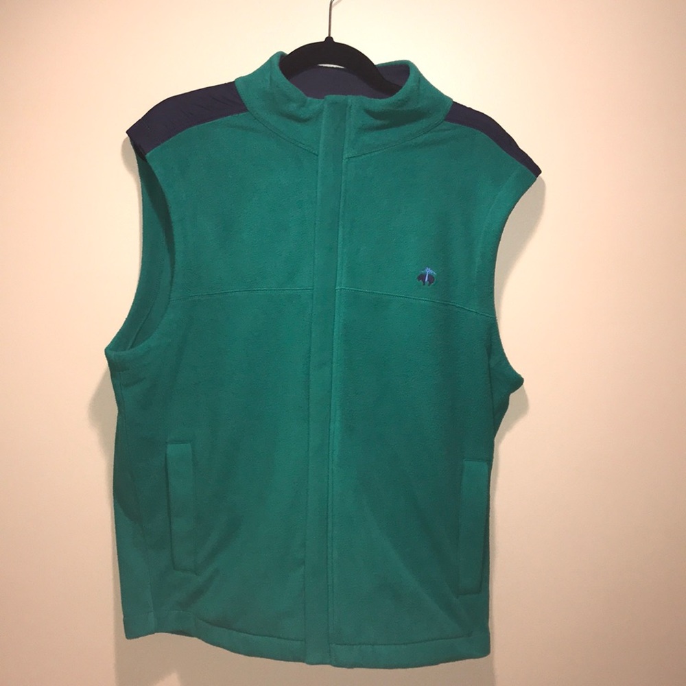 Brooks Brothers zip up vest